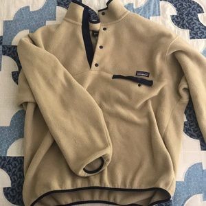 Patagonia Tan Synchilla Snap T Pullover